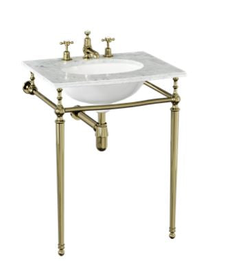 Burlington Curved Basin Stand for Basin and Marble Top
