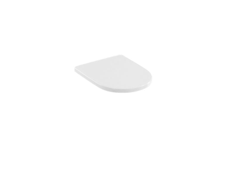 Curve2 Soft Close WC Toilet Seat - White Gloss Finish