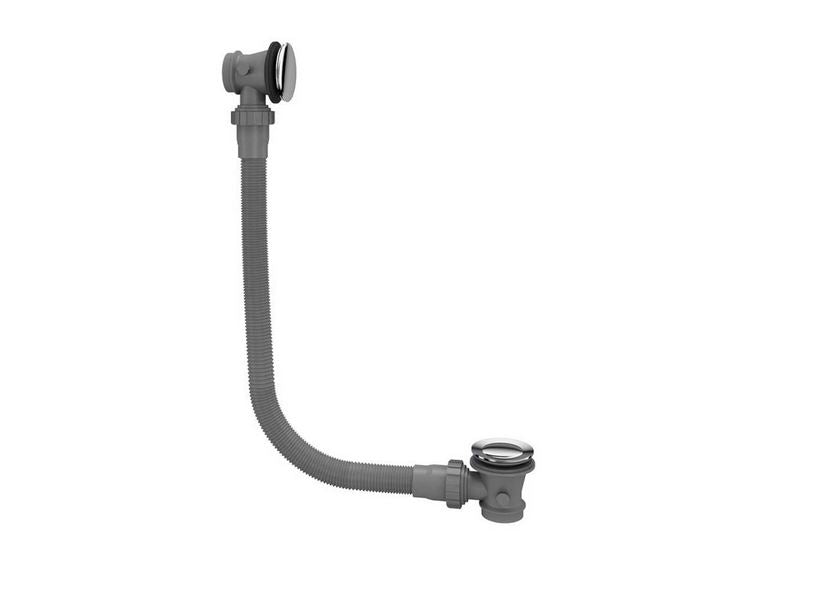 Click Clack Bath Waste Including Overflow - Chrome plated