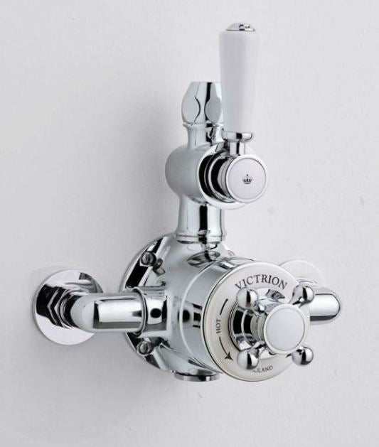 BC Designs Victrion Twin Control Exposed Shower Valve Chrome
