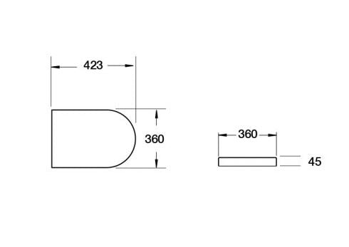 Essentials Duro Standard Soft Close WC Seat