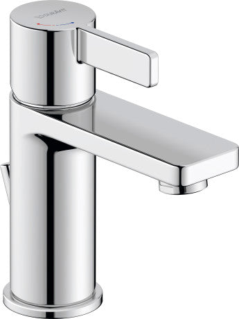 Duravit D-Neo Single lever basin mixer S FreshStart with pop-up waste set