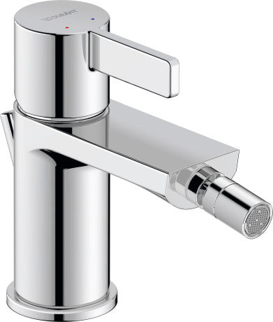 Duravit D-Neo Single lever bidet mixer with pop-up waste set