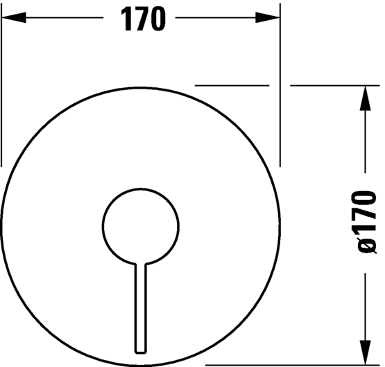 Duravit D-Neo Single lever shower mixer for concealed installation