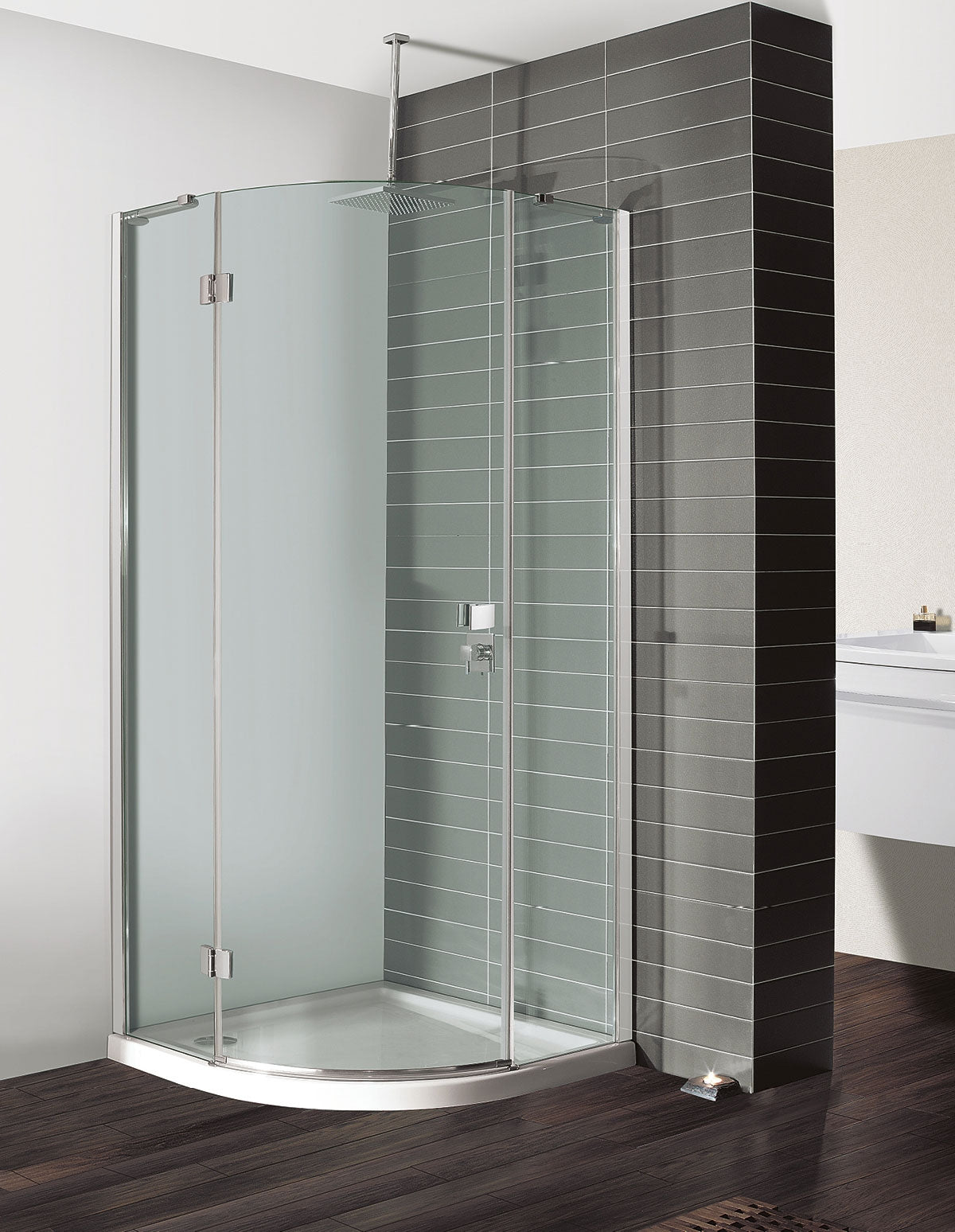 Crosswater Design Quadrant Single Door Shower Enclosure 900mm