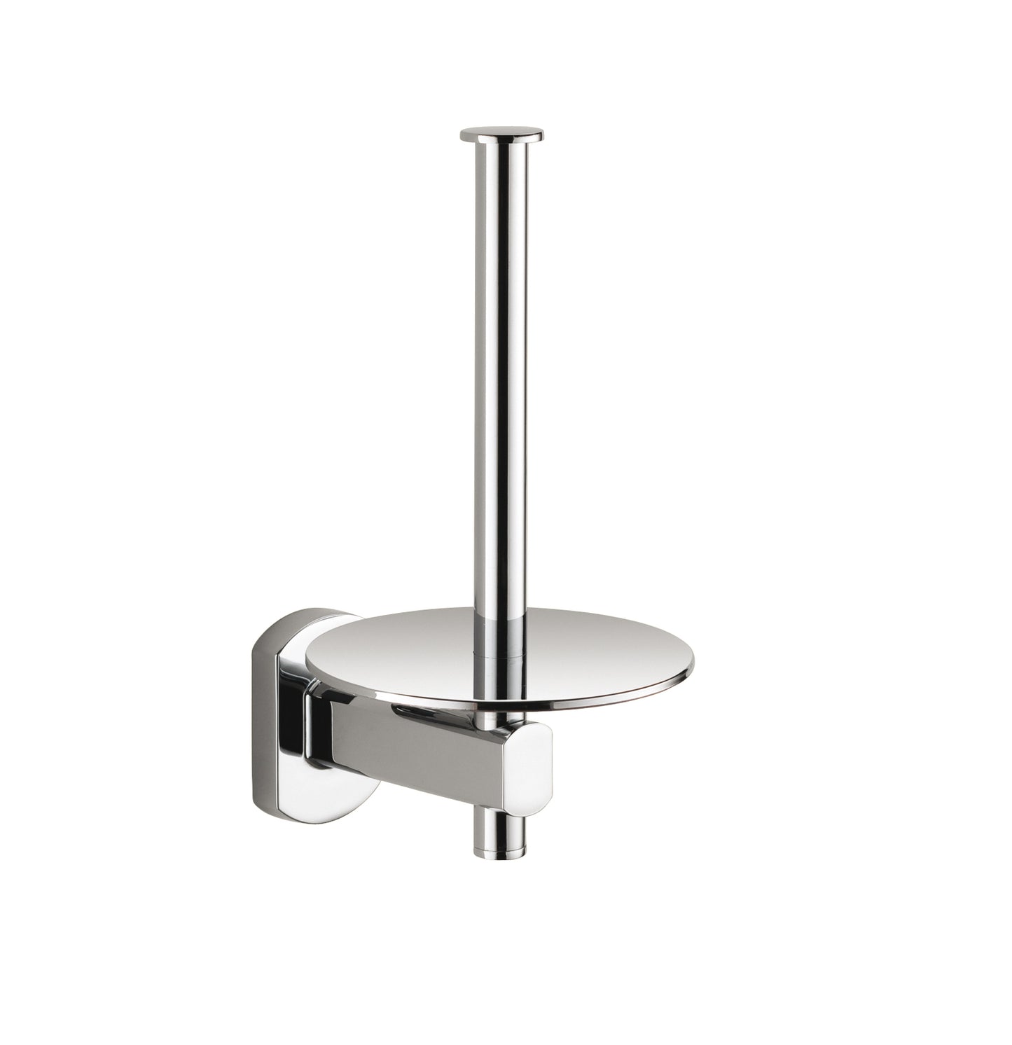 Bathroom Origins Edera Chrome Spare Toilet Roll Holder