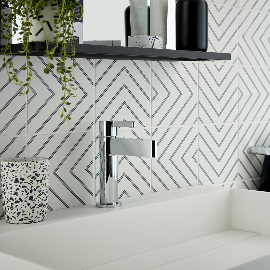VADO Edit Mono Basin Mixer Tap