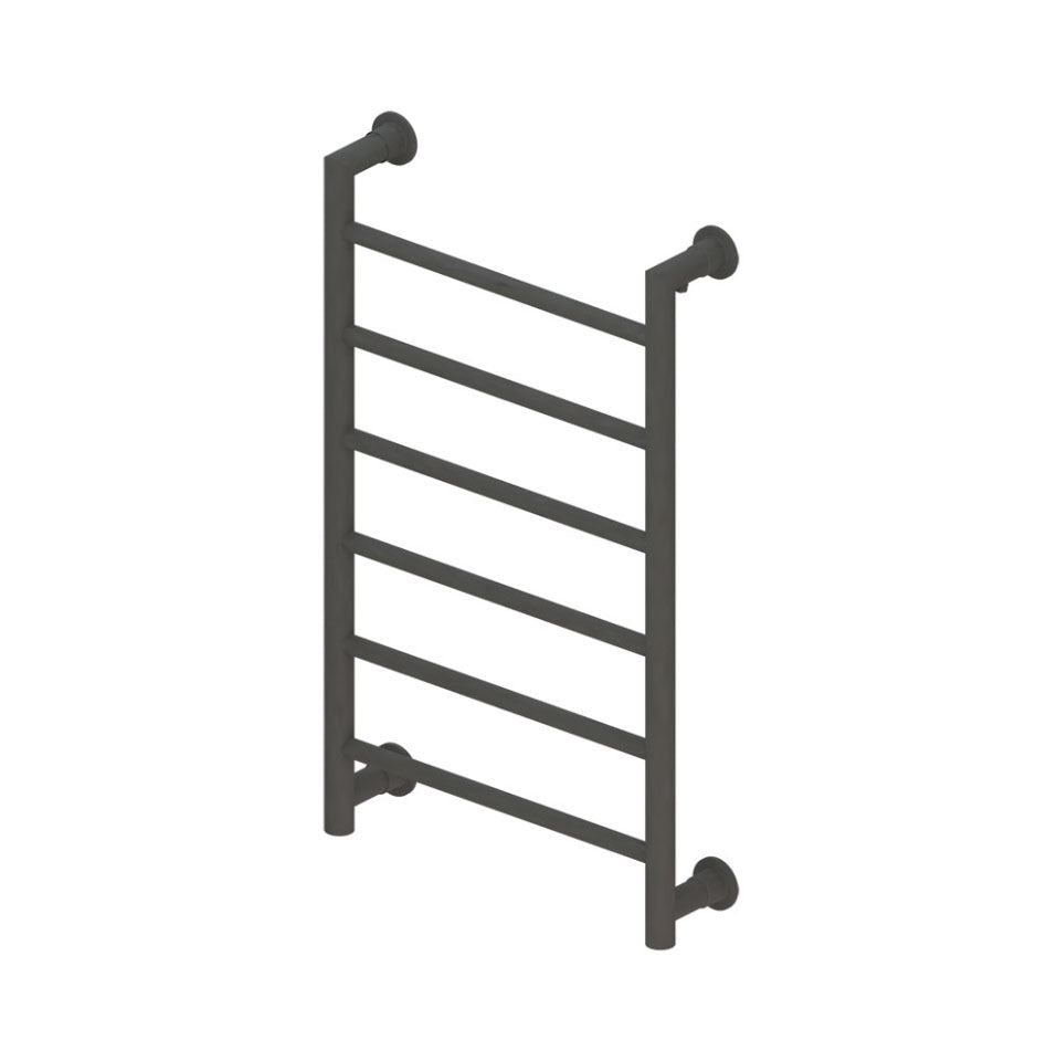 Eastbrook Eshton 1200 x 600mm Round Heated Towel Rail Matt Anthracite