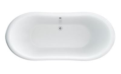 Burlington Admiral 1640 x 705mm Freestanding Roll Top Bath