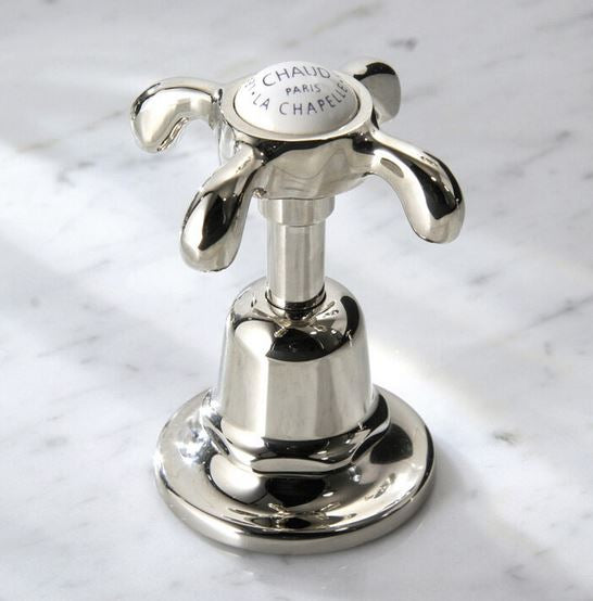 Lefroy Brooks La Chapelle 3 Hole Deck Mounted Basin Mixer with Pop Up Waste (choose finish)