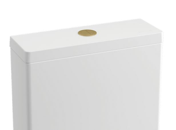 Britton Cistern Button in Brushed Brass
