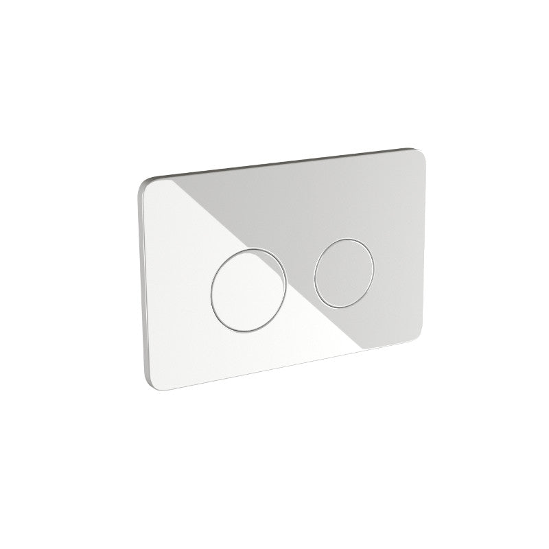 Saneux FLUSHE white gloss dot flush plate