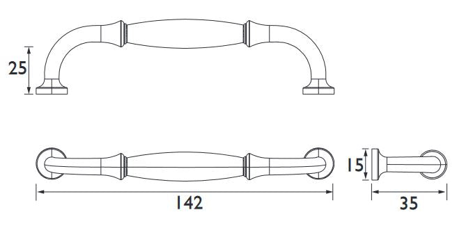 Chrome Door Handle