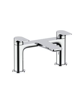 Fuse 128mm Deck mounted Bath Filler w/ 2TH in Chrome Finish