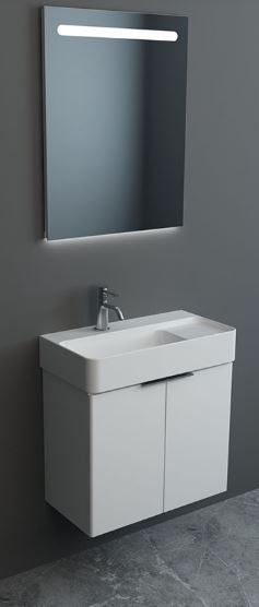 Essentials Blade 600x310mm Wall Mounted Cabinet Matt White