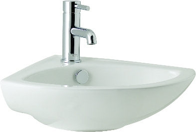 Embrace Modern Design With SW6 G4K Corner Basin 410mm 1TH