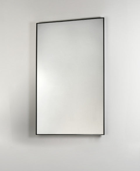 Emporio Bagno Gamma 600 x 800mm Rectangular Black Framed Mirror