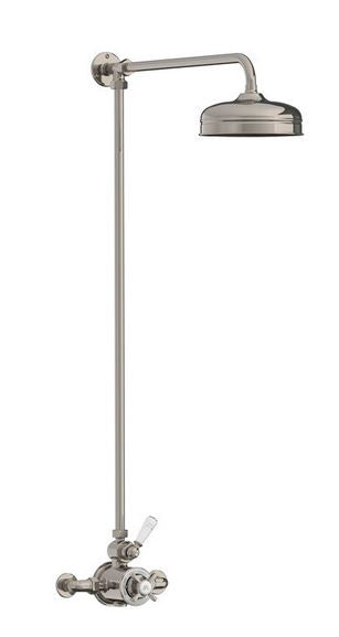 Godolphin Exposed Thermo Shower Mixer Valve With Riser & 200mm Rose