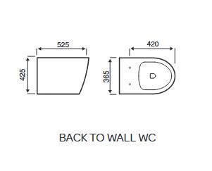 SW6 Genoa Back To Wall Pan