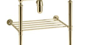 Burlington Towel Shelf for Basin Stand - Antique Gold