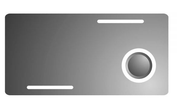 Essentials Grace 1200mm x 600mm Illuminated Mirror With Magnifying Mirror