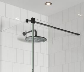 Crosswater Gallery Glass to Glass Brackets - Matt Black