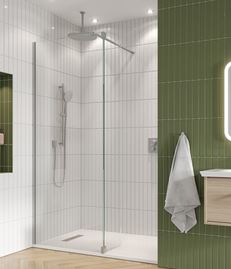 Crosswater Gallery Glass to Glass Brackets - Polished Stainless Steel
