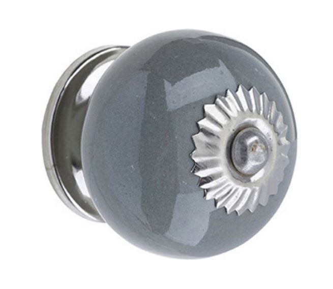 Get Classic Elegance for Your Door - Ceramic Door Knob Grey