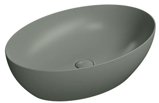 GSI Pura 600 x 420mm Counter Top Basin Matt Agave