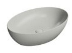 GSI Pura 600 x 420mm Counter Top Basin Matt Cenere