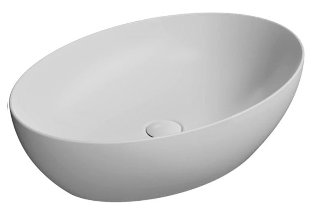 GSI Pura 600 x 420mm Counter Top Basin Matt White