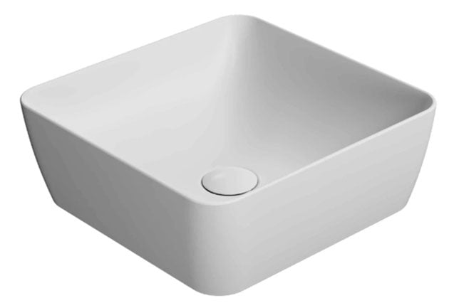 GSI Sand 380 x 380mm Counter Top Basin Matt White
