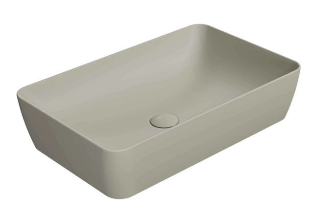 GSI Sand 600 x 380mm Counter Top Basin Matt Creta