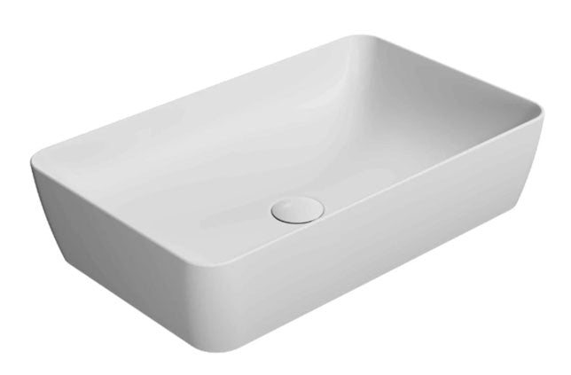 GSI Sand 600 x 380mm Counter Top Basin Matt White