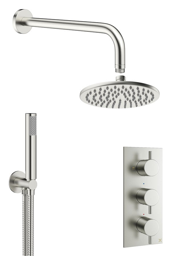 Crosswater MPRO 2 Outlet 3 Handle Shower Bundle
