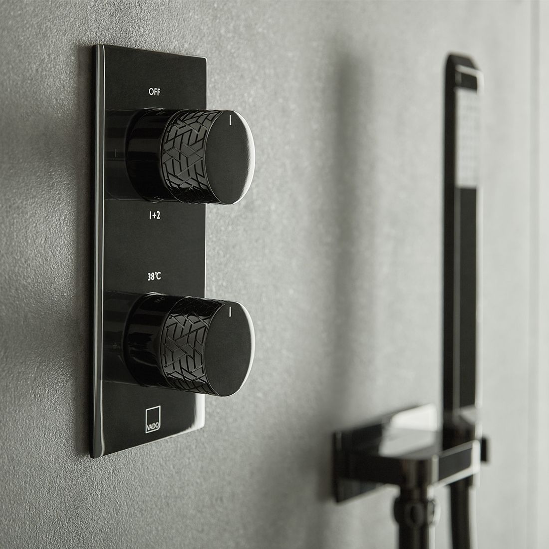 VADO Tablet Omika -2 Outlet Thermostatic Valve All-Flow