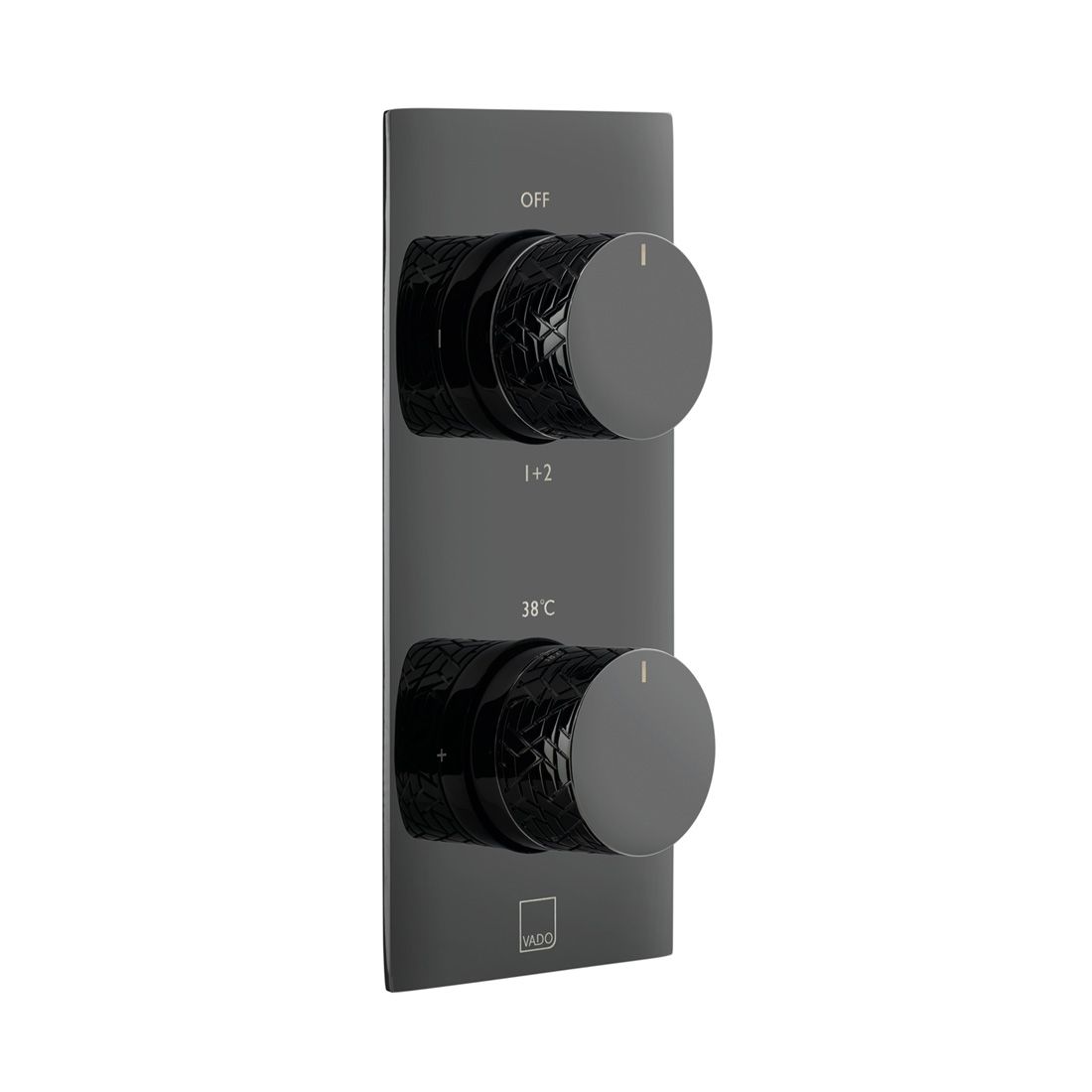 VADO Tablet Omika -2 Outlet Thermostatic Valve All-Flow