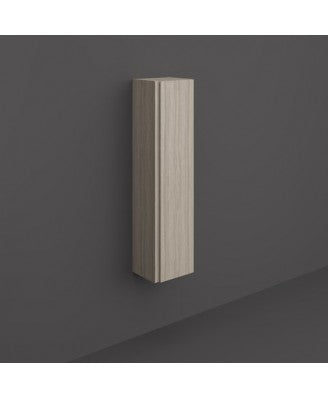 RAK Joy Wall Hung Tall Storage Unit - Grey Elm