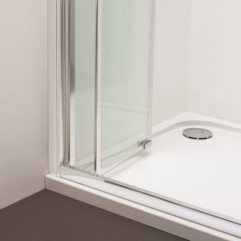 Crosswater Kai 6 760mm Bi-Fold Shower Door Silver Frame