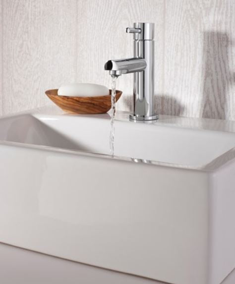 Crosswater Kai Lever Mini Cloakroom Monobloc Basin Mixer