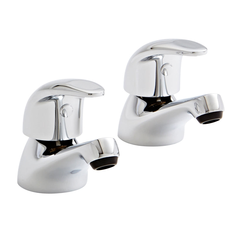 SW6 Koral Chrome Bath Taps High Shine Polished Chrome Finish