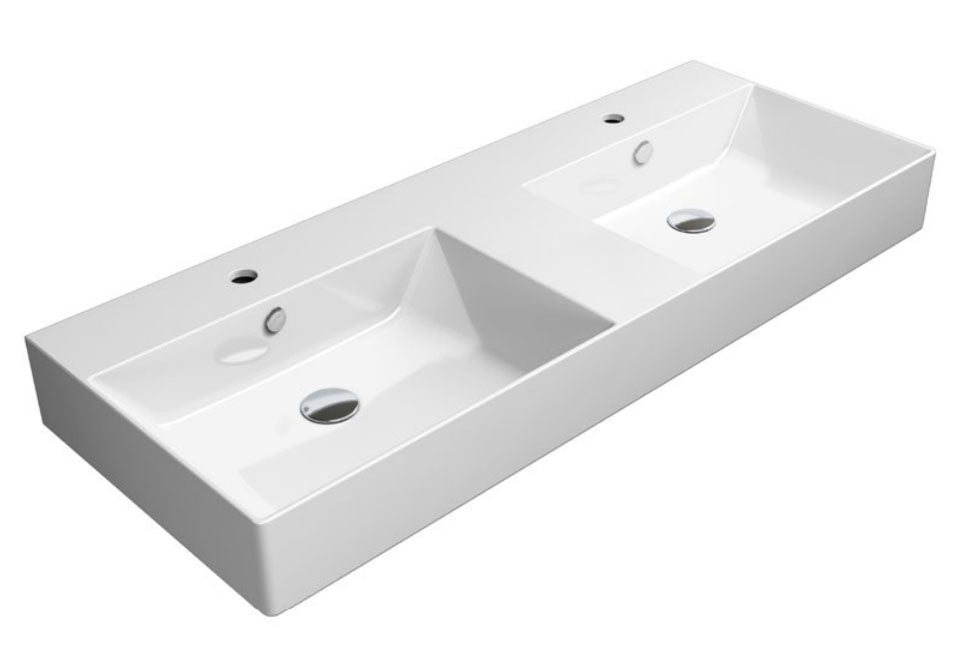 GSI Kube X Design 1200 x 470mm Double Washbasin