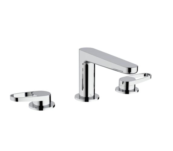 Modern Luxury - Lazo 3H Deck Mounted Basin Mixer Chrome