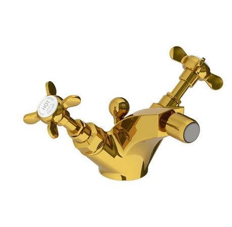 Lefroy Brooks Classic Monobloc Bidet Mixer With Pop Up Waste (choose finish)