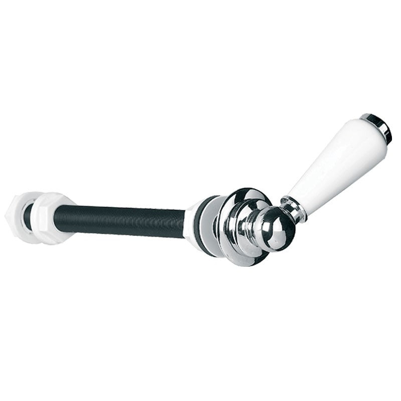 Lefroy Brooks Extended Ceramic Handle Cistern Lever (choose finish)