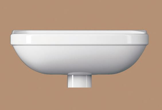 Essentials Flite / Ivo 360mm Cloakroom Basin Two Tap Hole