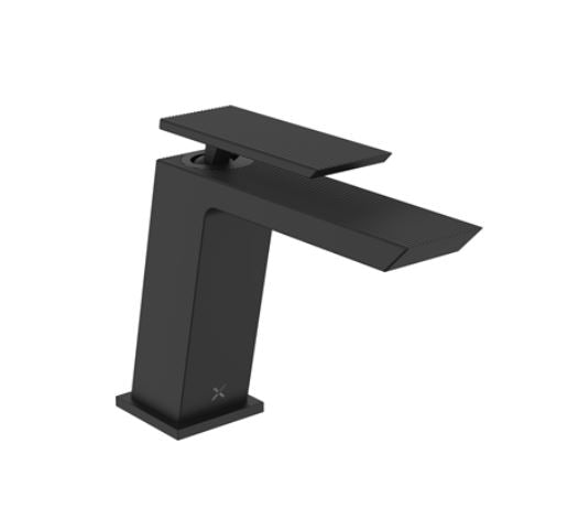 Limit Deck Mounted Basin Monobloc Mixer - Matt Black