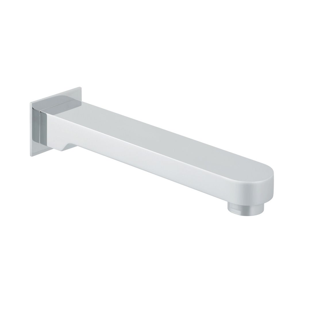 VADO Life Wall Mounted Bath Spout - Chrome Finish