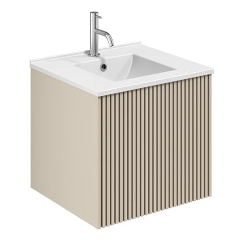 Crosswater Limit 500 Single Drawer Unit with White Vitreous China Basin