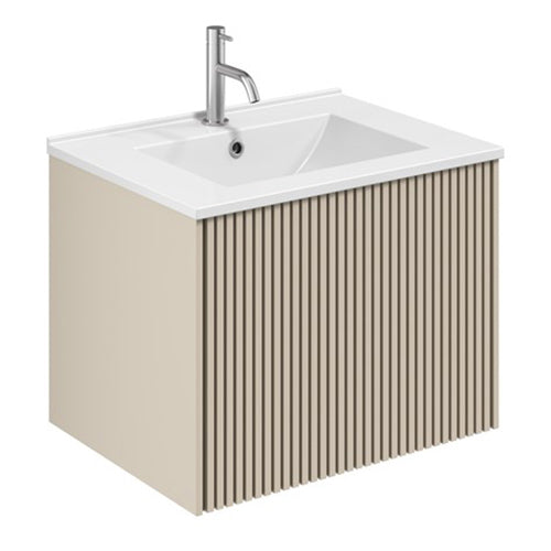 Crosswater Limit 600 Single Drawer Unit with White Vitreous China Basin